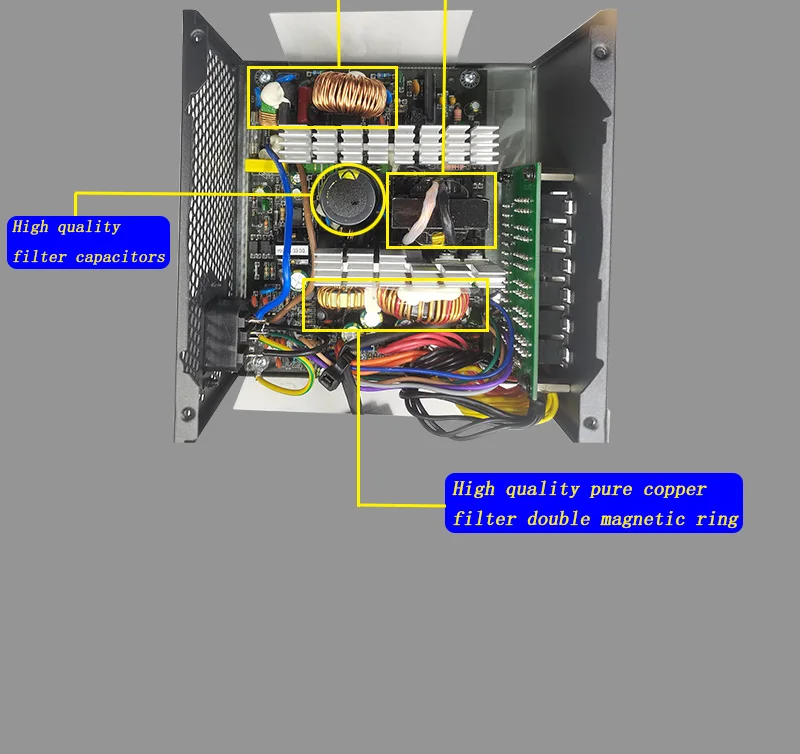 ATX Rated Power 700W Dual Graphics Card Power Supply Desktop Computer