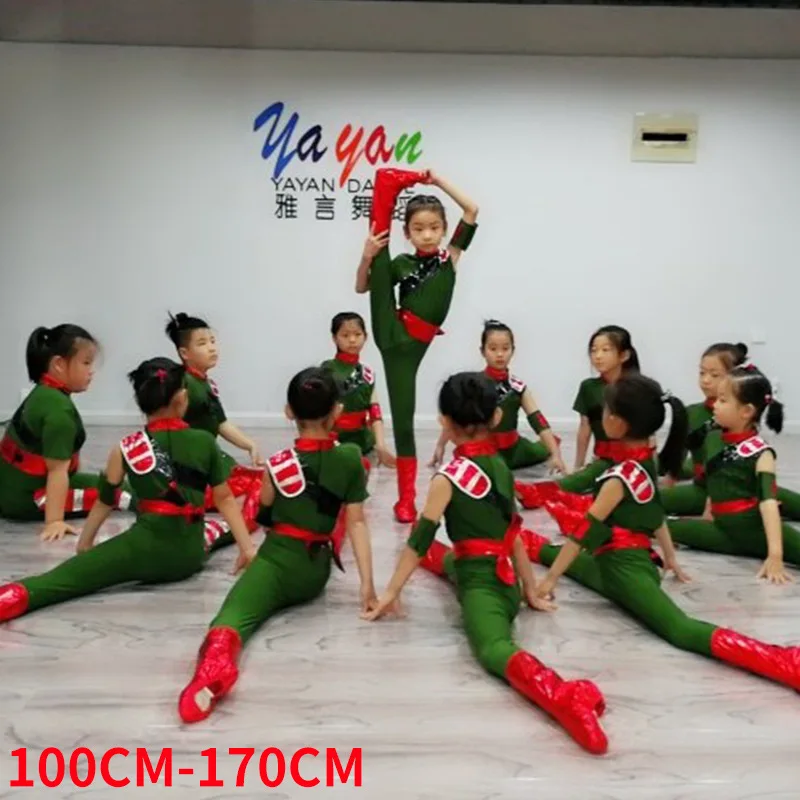 

Children Uniforms Set Soldiers Camouflage Performance Doll Children Chorus Adult Men's Soldier Small Women B Class Performance
