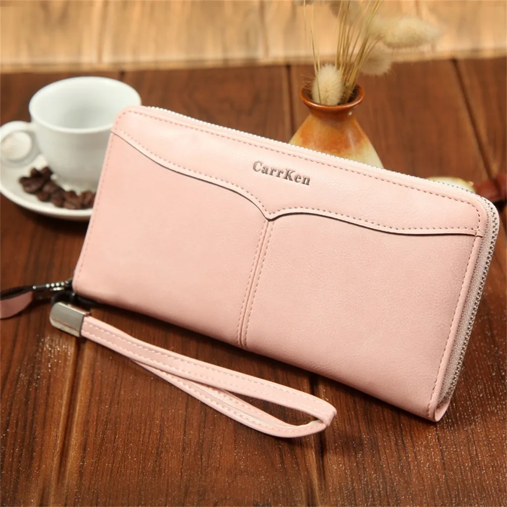 Мужской кошелек из натуральной кожи cartera mujer monedero, Мужской Длинный кошелек, повседневный Многофункциональный клатч, сумка для карт