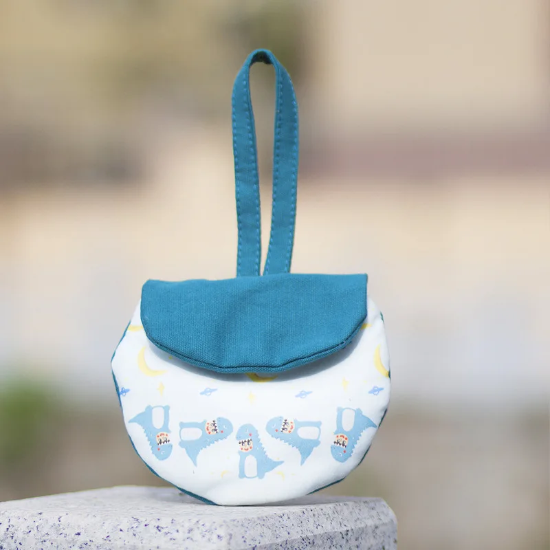 

PACGOTH Cartoon Rabbit Lion Kawaii Pattern Canvas Coin Purse For Women Credit Card Holder Key Money Bags Portable Hasp Pouch Bag