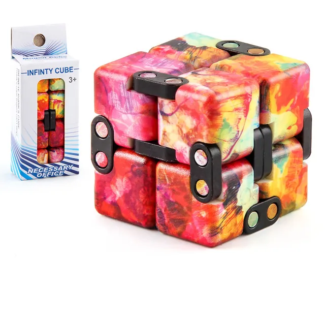 Creative Decompression Unlimited  Cube Solid Color Puzzle Smooth Fun Infinity  Cube Toy Funny Hand Game Fidget Toys 3