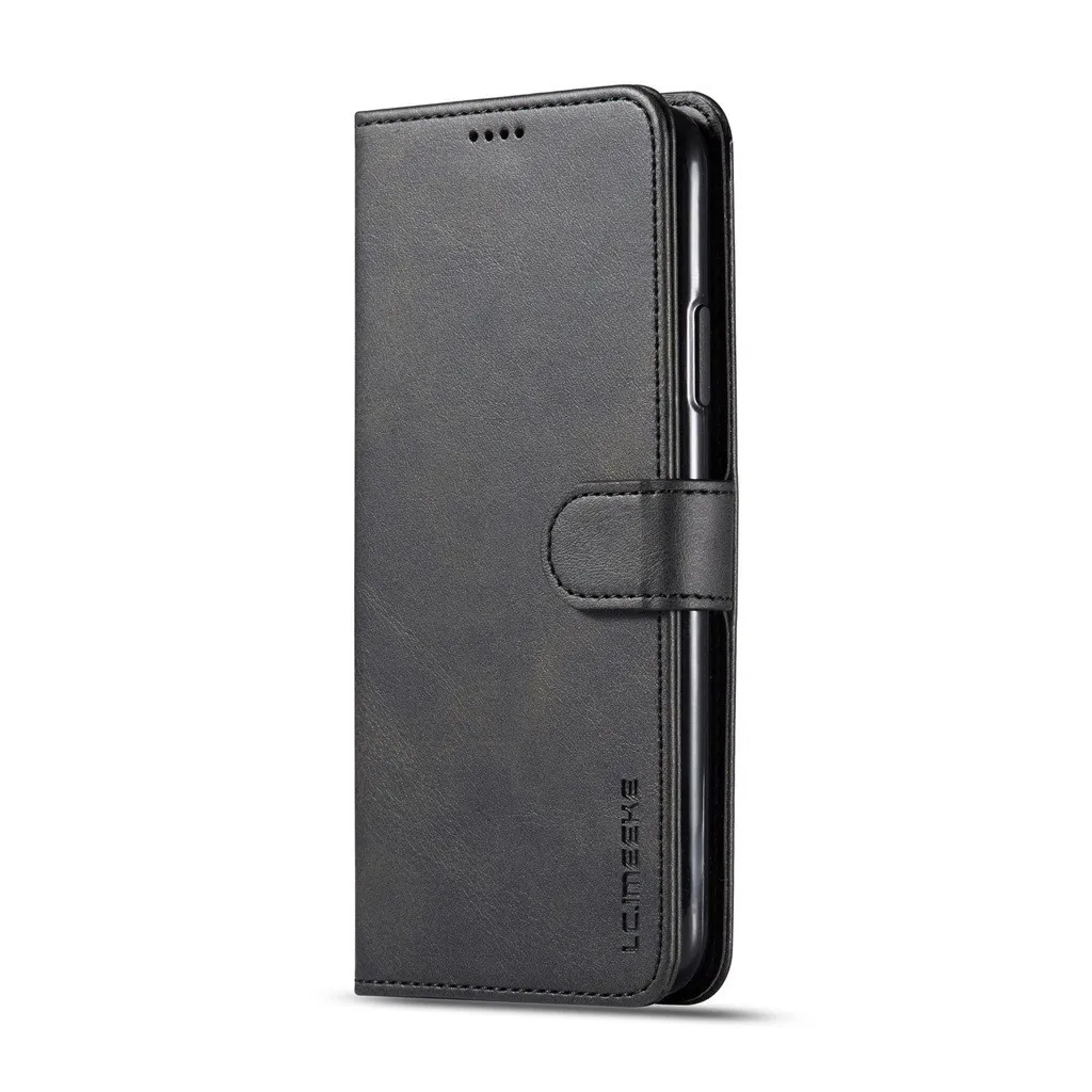 Wallet Case Leather Magnet Flip Cover Case With Card Slot Stand Leather phone Case For iPhone 11 Pro Anti-scratch Phone Case