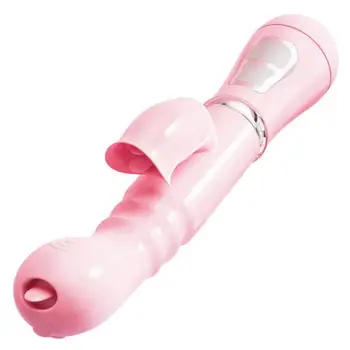 12 Mode 3 In 1 Vibrators for Women Vibrating Anal Tongue Licking Clitoris Stimulator G Spot Massager Erotic Sex Toys for Women 6
