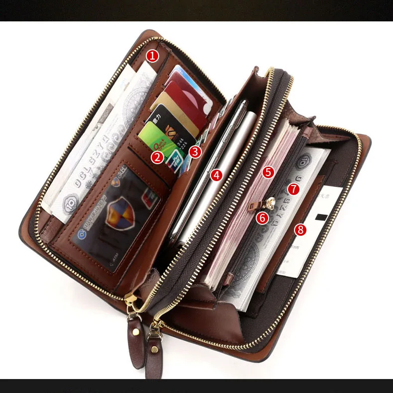 long wallet organizer