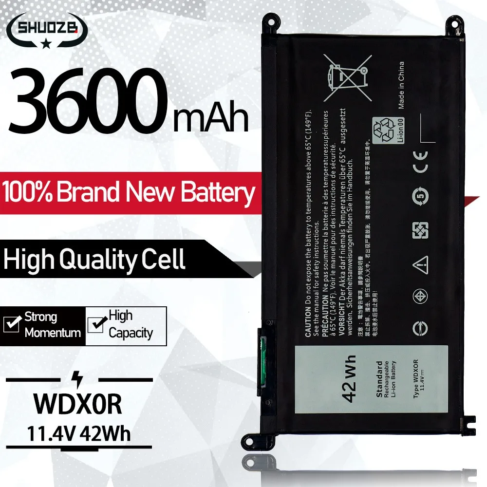 Новинка WDX0R T2JX4 3CRH3 FC92N 0FC92N 03CRH3 0T2JX4 CYMGM P74G P74G001 для Dell WDXOR Latitude Vostro 13 14 15 17 7368 7460