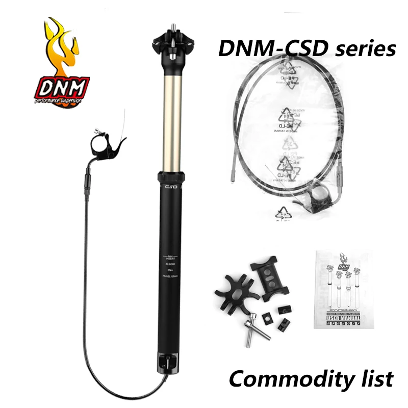 dnm mountain bike dropper seatpost