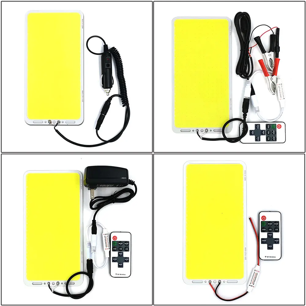 12V 24V 100W затемнения светодиодный светильник COB Панель цвет: желтый Белый Голубой