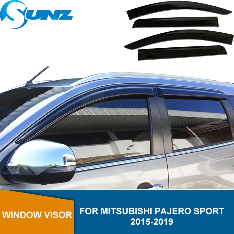 Оконный щит для Mitsubishi Pajero Montero Sport 2015 2016 2017 2018 2019 дефлектор бокового окна Защита от