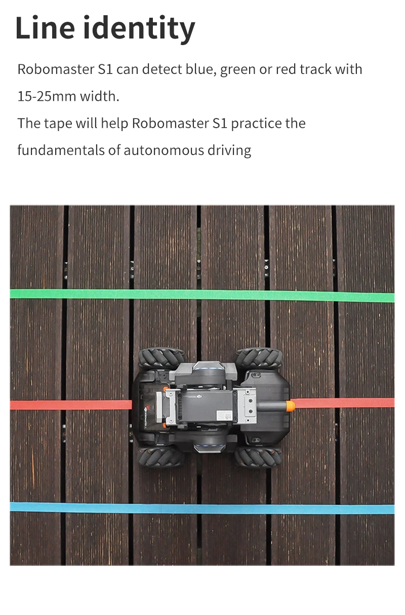 Robomaster S1 DJI Визуальная идентификация ленты/Трехцветная линия расширения части Аксессуары