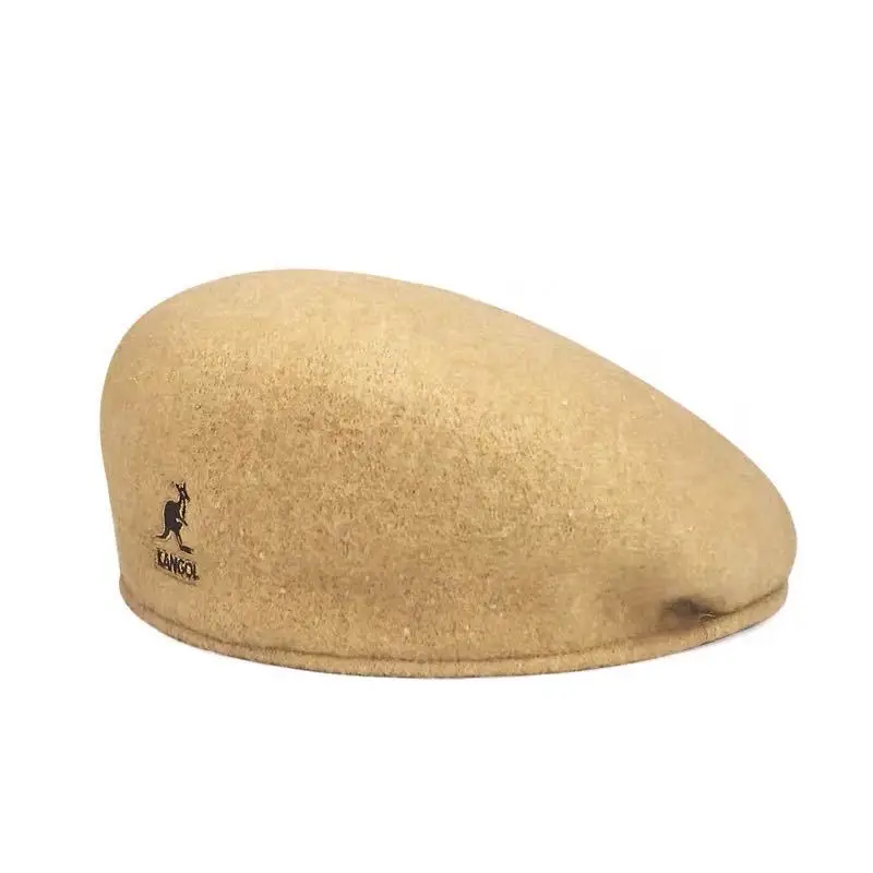 Кепка-кенгуру KANGOL шерстяной Британский берет модный брендовый женский верблюжья