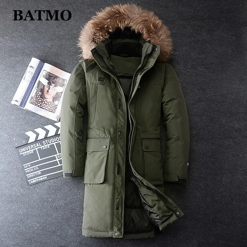 BATMO 2019 Новое поступление зимние высококачественные толстые мужские куртки с