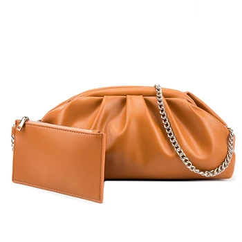 

Women Simple Dumplings Messenger Bags For Women Retro 2020 Fashion Cloud Female Crossbody Shoulder Bag Tide Handbag Clutch Bag