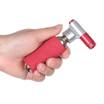

Bicycle Mini Pump CO2 Inflator Insulated Sleeve cover Cycling Bike Pump Portable Aluminium alloy FV SV AV Presta Schrader valve