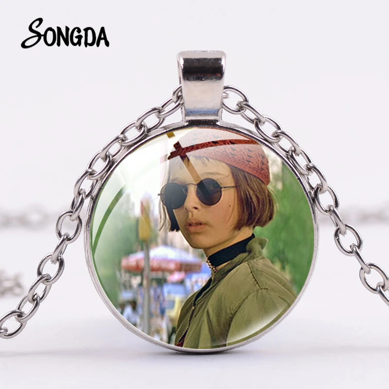 Модное ожерелье Matilda и Leon стеклянный кабошон хрустальный кулон Посеребренная