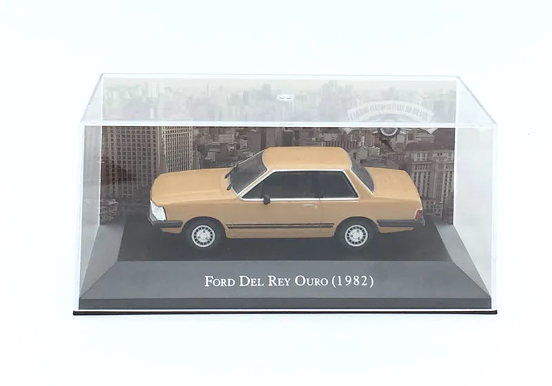 1/43 10 см Ford Del Rey Ouro 1982 Классическая коллекция игрушечные машины сплав металлическая модель эвакуатора литья автомобиля игрушки