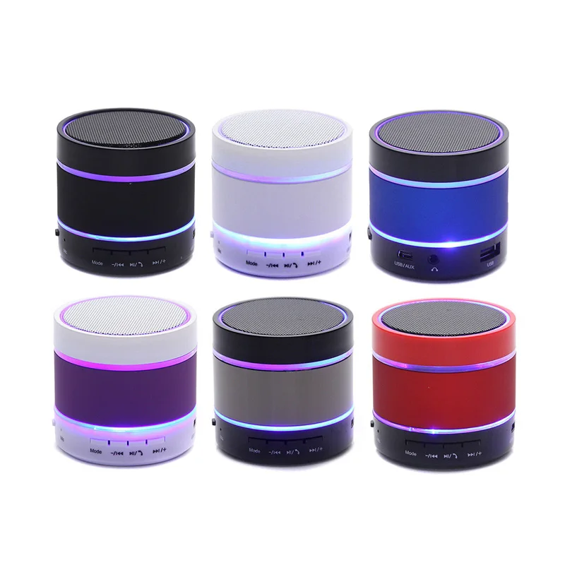 

S09 Wireless Bluetooth Speaker Subwoofer Hands Free Mini Altavoces Support TF Card LED Speaker Altavoz Bluetooth Audio Receiver