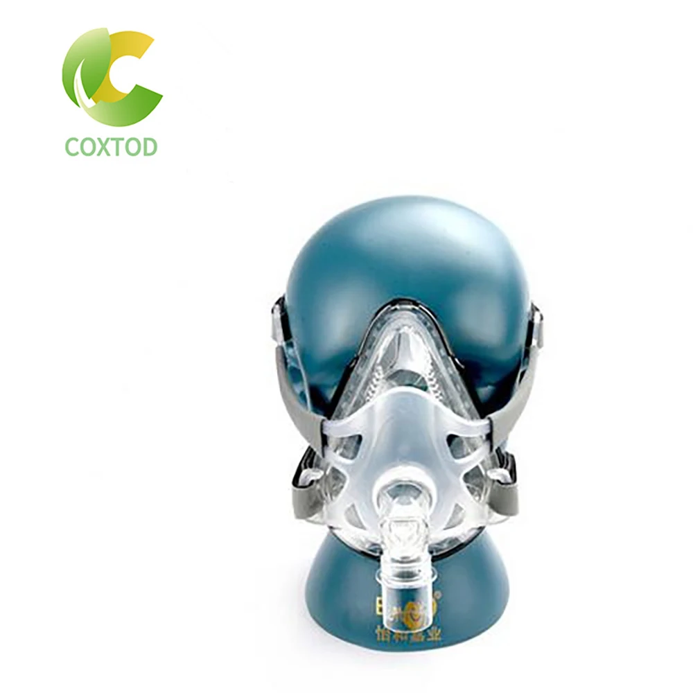 COXTOD FM1A маска для лица CPAP Bipap машина ХОБЛ храп Размер SML соединить лицо и шланг с