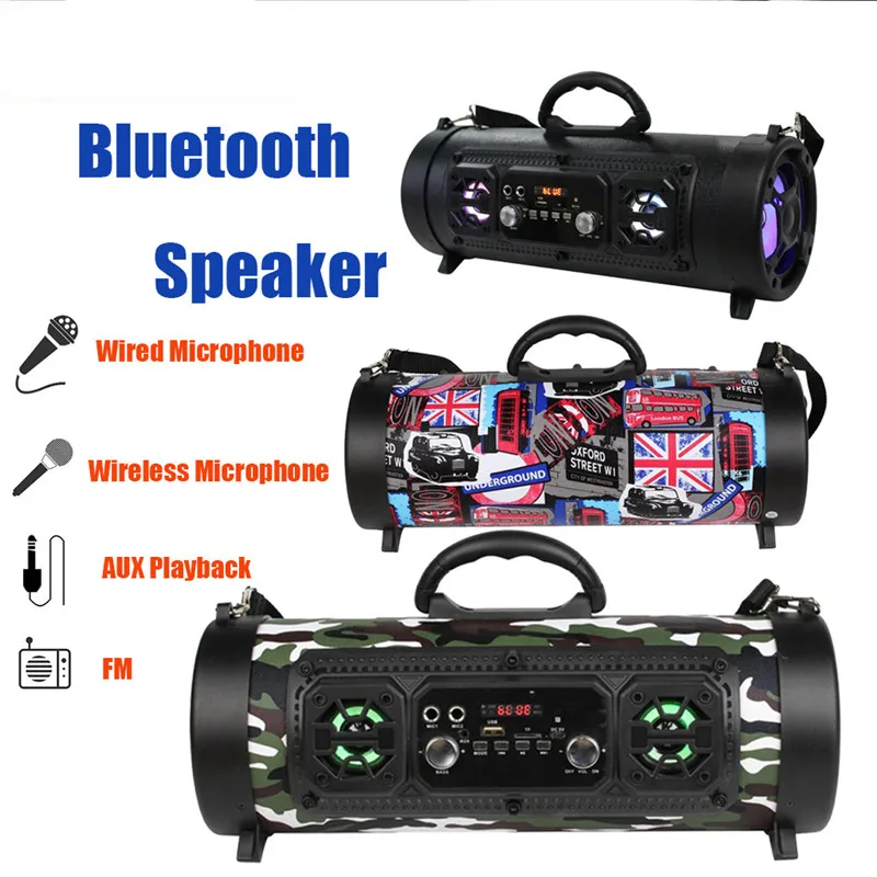 Многофункциональный портативный Bluetooth динамик HIFI FM радио движение KTV Колонка звуковая система беспроводной плеер сабвуфер PK Xtreme