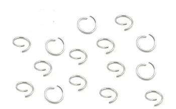 

Stainless Steel Open Jump Ring, Donut, original color, 8x0.8mm, 1000/PC, Sold By Lot