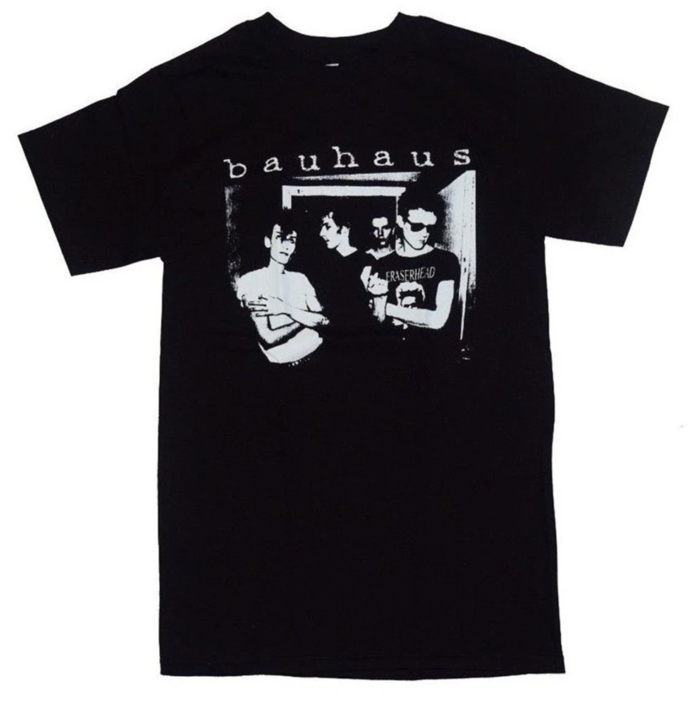 Bauhaus новая мужская футболка в плоском Поле маска горящая изнутри Готическая