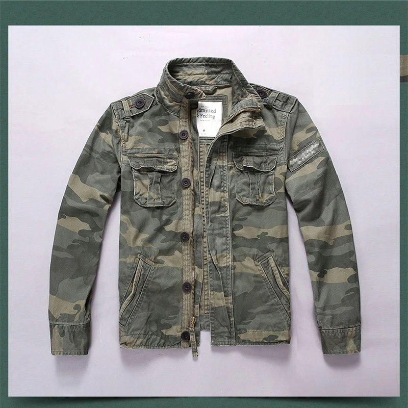 

Autumn And Winter Men Clothing Cotton Camouflage Military Tactical Jacket High Quality Outdoor Camping Hiking Jacket S-XXL Size