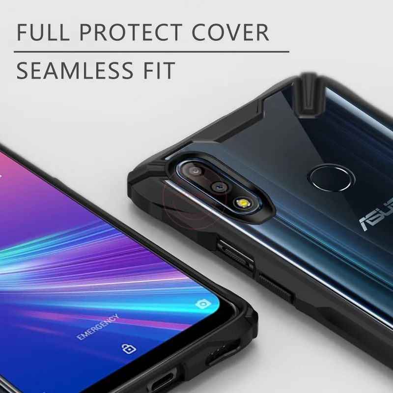 Военная подушка безопасности, защитный чехол для Asus Zenfone Max Pro(M2) ZB631K, прозрачный акриловый PC+ TPU противоударный защитный чехол-накладка
