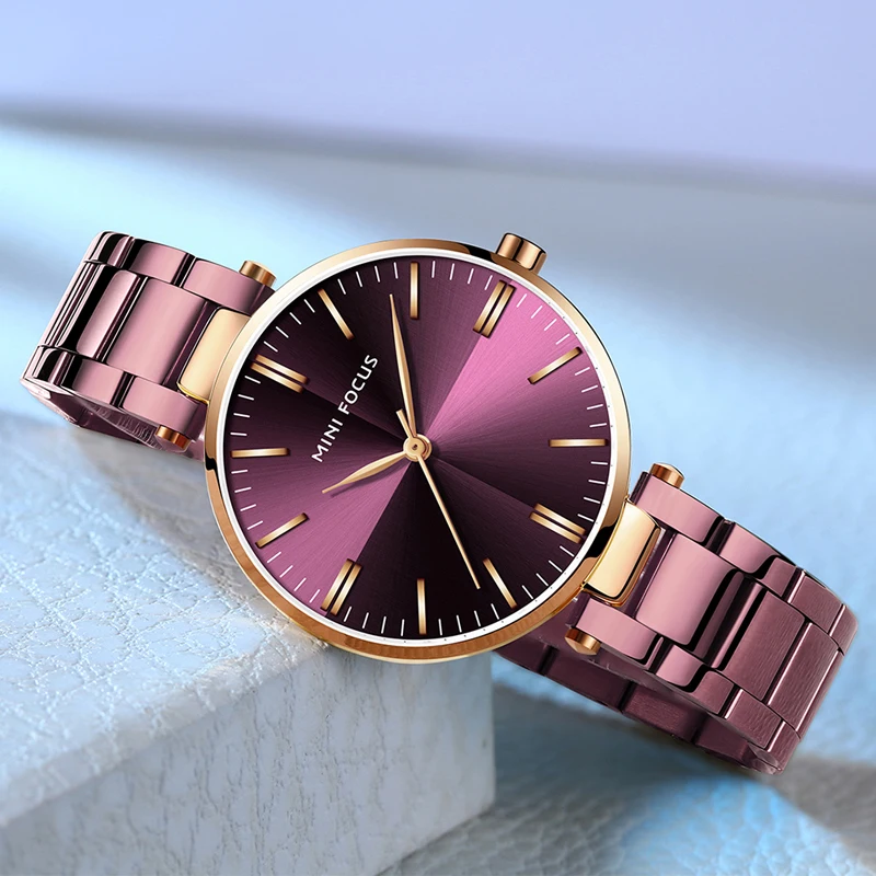 Мини фокус известный бренд Кварц Часы Reloj Mujer роскошные женские модные повседневные часы из нержавеющей стали женские аналоговые часы водонепроницаемые