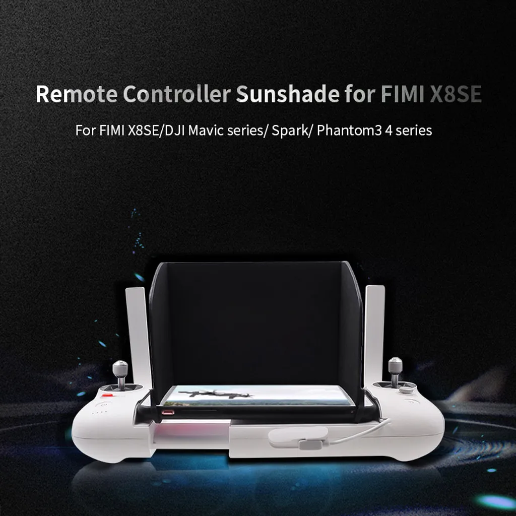 

Black Remote Controller Sunshade Monitor Sun Hood Sunshade Cover For XIAOMI FIMI X8 SE RC Drone Accessories Toys for Children