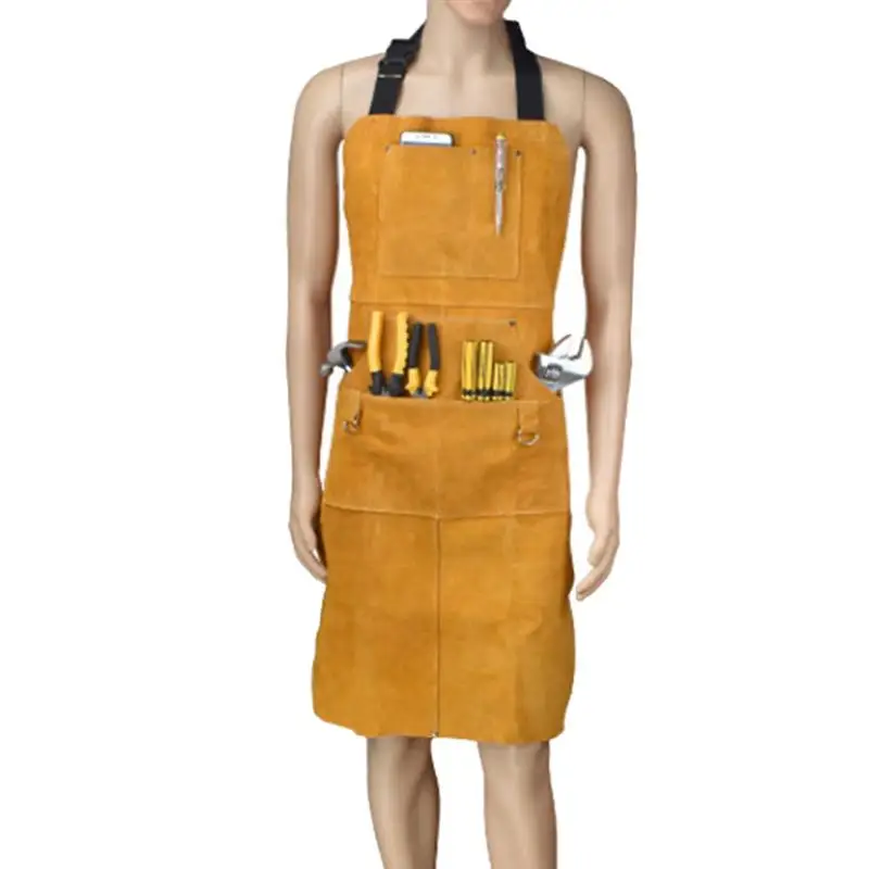 

WINOMO 1Pc Hanging Neck Apron Durable Practical Hand Tools Apron Cooking Apron Oil Proof Pinafore For Outdoor Kitchen Work