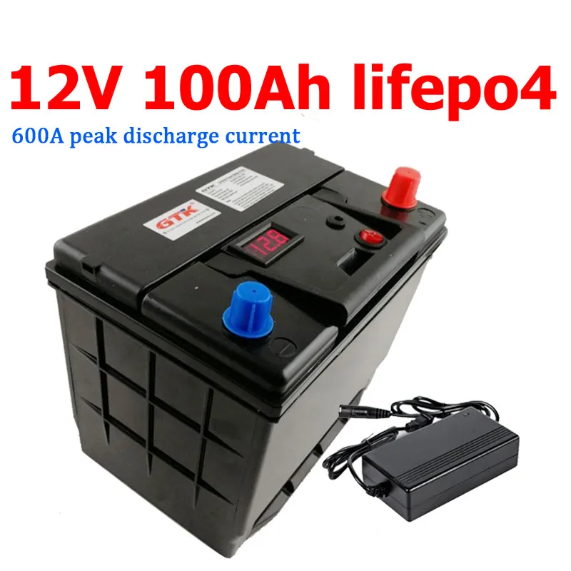 Литий железо фосфатный литиевый аккумулятор 12 В 100 Ач lifepo4 600 А CCA для автомобиля с