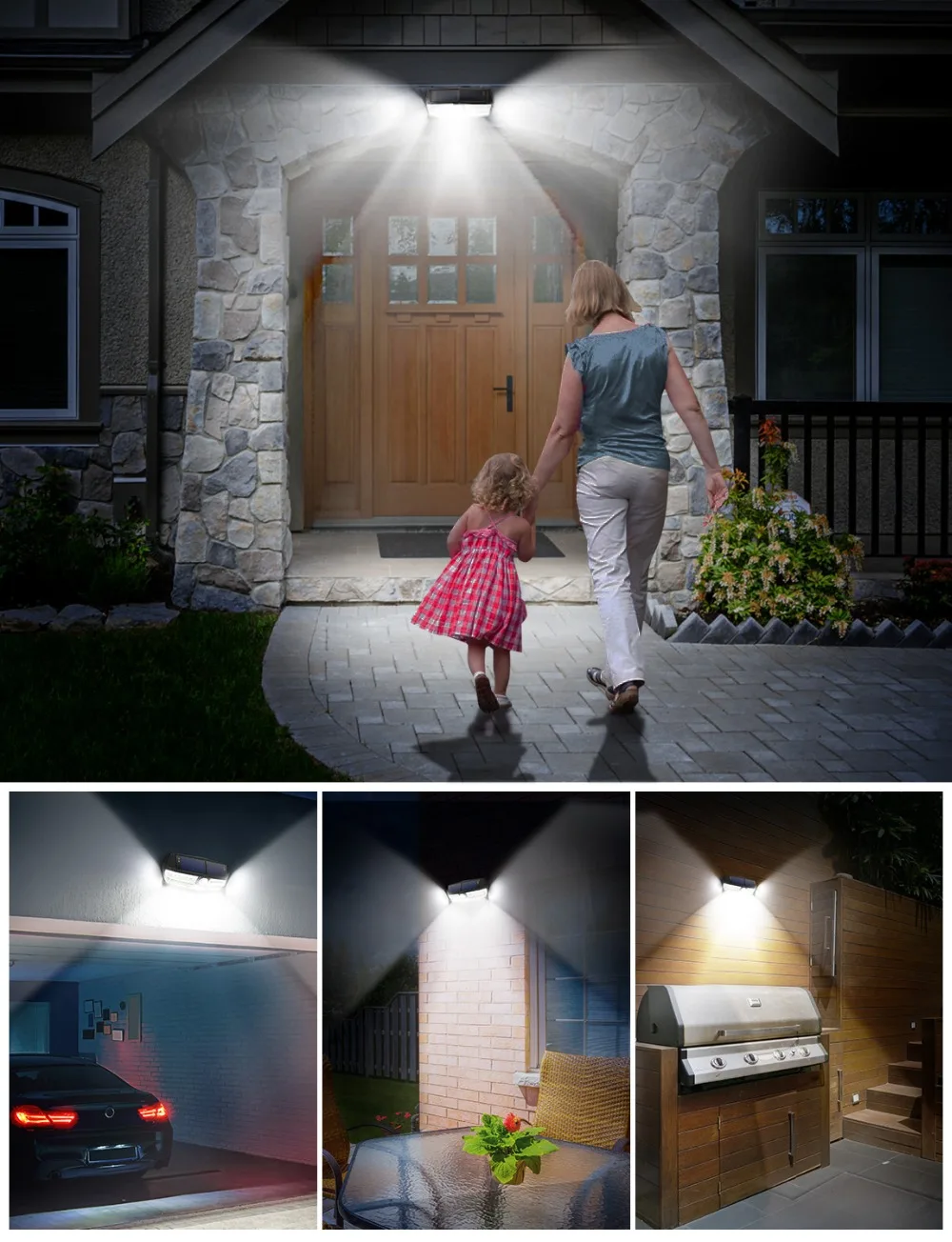 LITOM 30 LED Solar Light Wall Lamp LITOM CD137 IPX7 Waterproof Motion Sensor Light 120 Wide-angle Wall Lampe Solaire Exterieur (3)