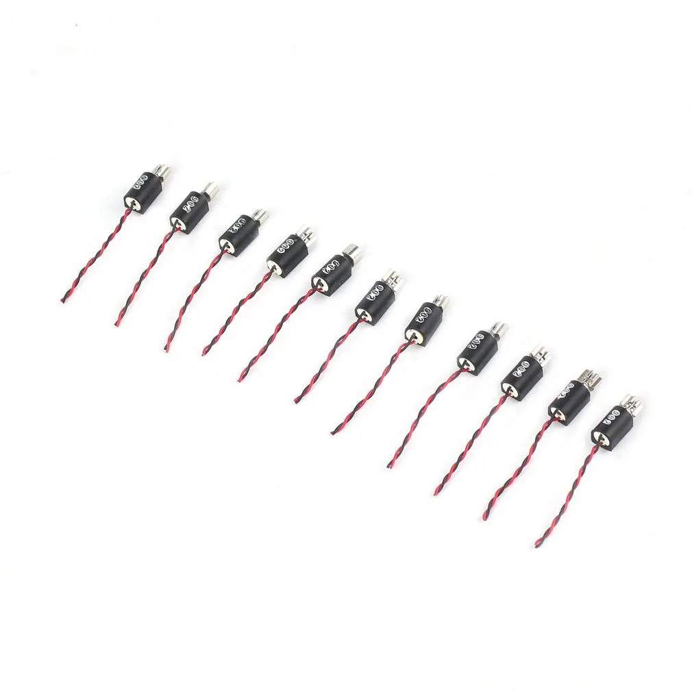 

10 Pcs 4x8mm DC1.5-3V Micro Coreless Motor Vibration Motor Set for Smart Toys