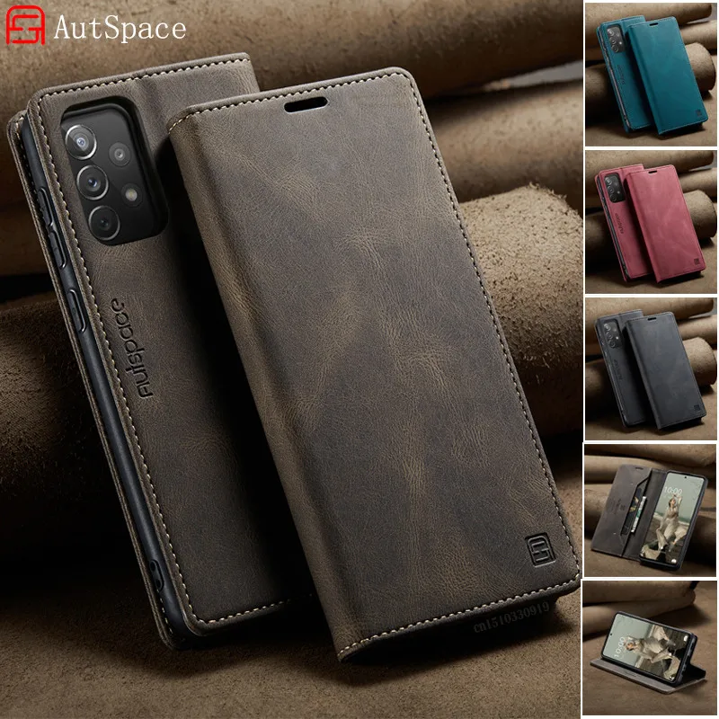 Magnetic Flip Leather Case For Samsung Galaxy A72 A52 A42 A32 A22 A12 A21S A41 A51 A71 A40 A50 A70 Wallet Card Cover Coque Etui | Мобильные