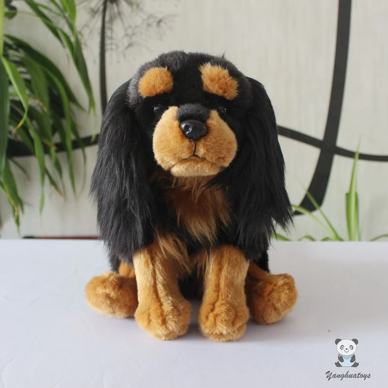 Echt Leben Plusch King Charles Spaniel Puppe Spielzeug Weichen Cavalier King Charles Spaniel Hunde Spielzeug Kinder Urlaub Geschenke Stuffed Plush Animals Aliexpress