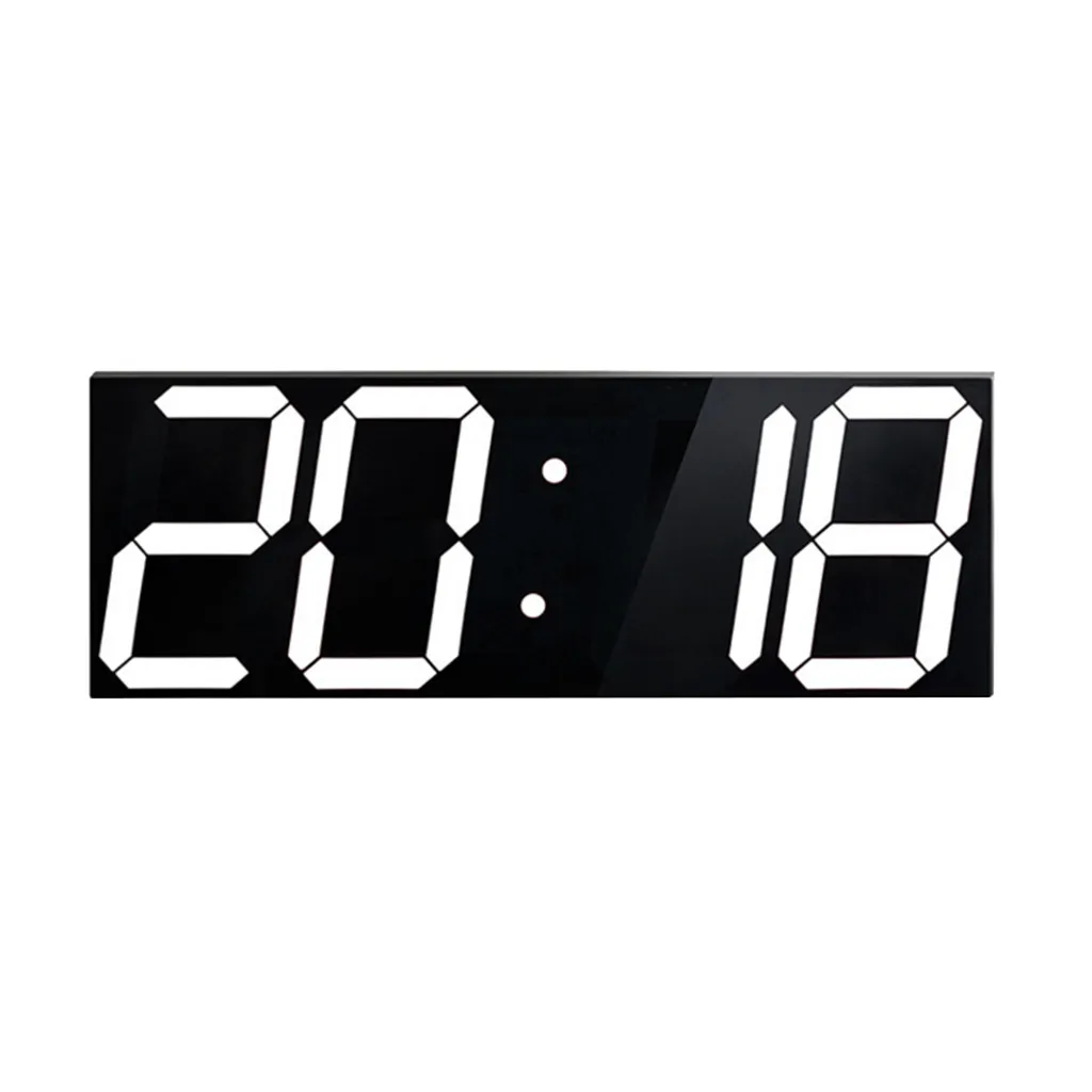 LED Mirror Digital Alarm Clocks Electronic Watch Table Multifunction Snooze Night Display LED Desktop Alarm Clocks Despertador - Цвет: White