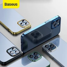 Baseus Ultra Dünne für iPhone 12 Abdeckung Fall Klar Weichen TPU Funda für iPhone 12 Pro Max 12 Fall Transparent telefon Fall Zurück Abdeckung