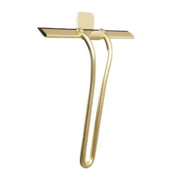 

Golden Window Scraper Glass Cleaning Wiper Brush Eco-Friendly Soft Glass Scraper Glass Wiper Cleaner Car Household Cleaning Tool