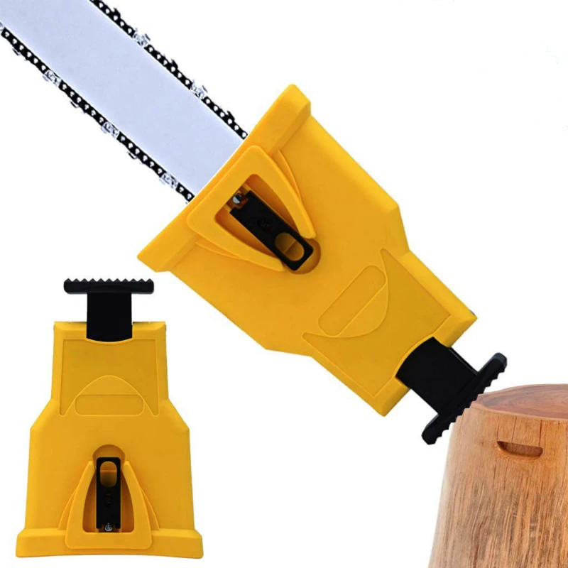 

1PC Teeth Sharpener Saw Chain Sharpener Bar-Mounted Fast Grinding Electric Power Chainsaw Chain Sharpener Woodworking Tools