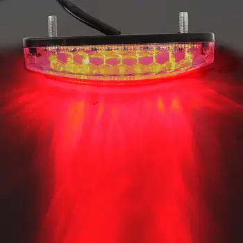 

LED Rear Lights Motorcycle Lighting Moto Brake Light Indicator Lamp For ATV Quad Kart Universal Cafe Racer Red Indicator Lamp