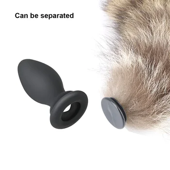10 Frequency Sex Toys For Couples Anus Dilator Remote Control Fox Tail Anal Plug Vibrator Vibrating Butt Plug Adult Game Cosplay 2
