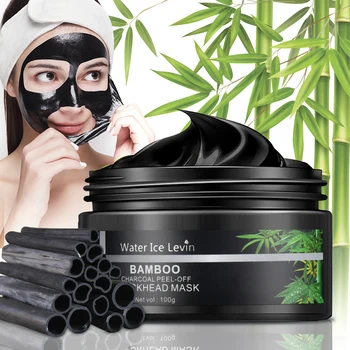 

Black Mask For Face Skin Care Bamboo Charcoal Facial Masks Remove Blackhead Dot Acne Peeling Mask Facial Nose Deep Cleansing New