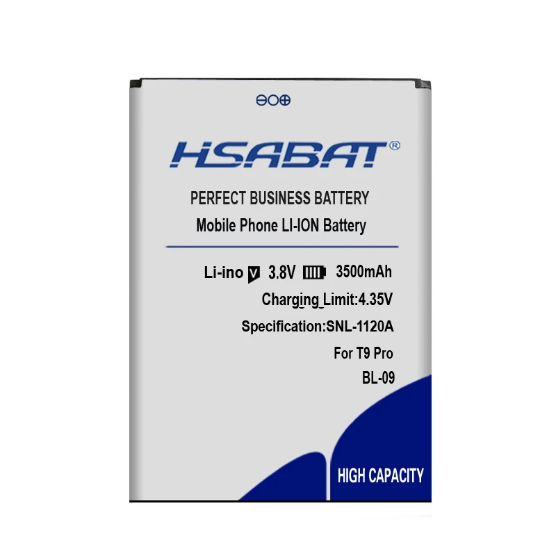HSABAT Высокое качество 3500 мАч BL-09 батарея для THL T9 Pro