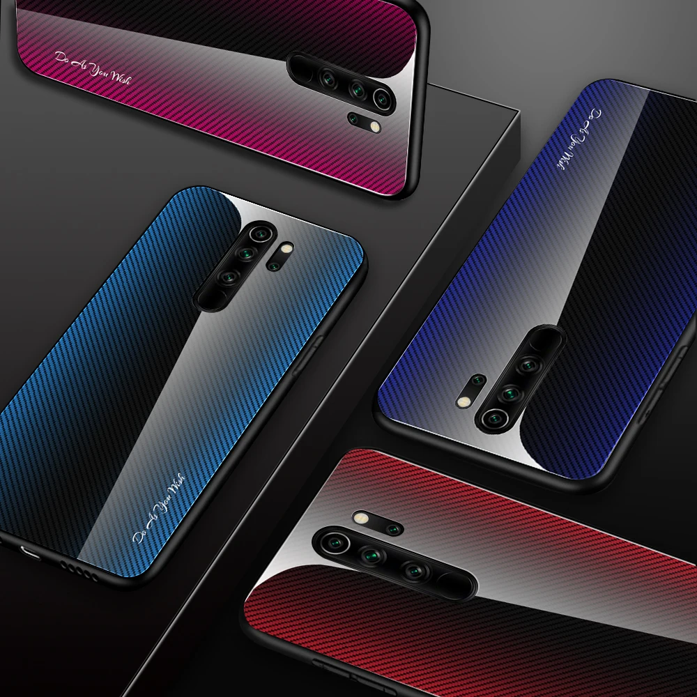 Градиентный телефонный чехол для спортивной камеры Xiao mi Red mi Note8T 6 5 7Pro 8A 7A покрытие закаленное Стекло чехол для Xiaomi mi Note10 mi 9SE mi 9T mi A3 чехол