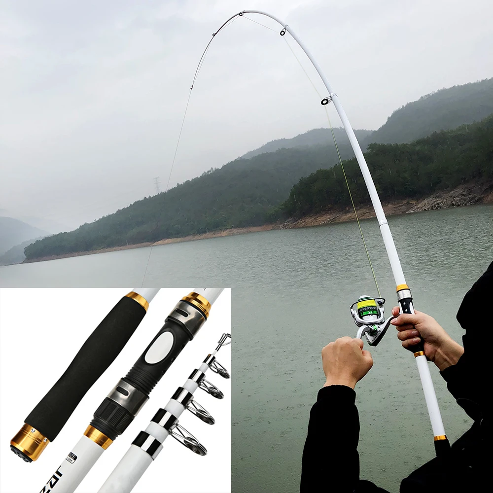 

2.1/2.4/2.7/3m Carp Rod Fishing Telescopic Fishing Rod Feeder Hard Frp Carbon Fiber Fishing Rods Fishing Pole Goods Casting Rod