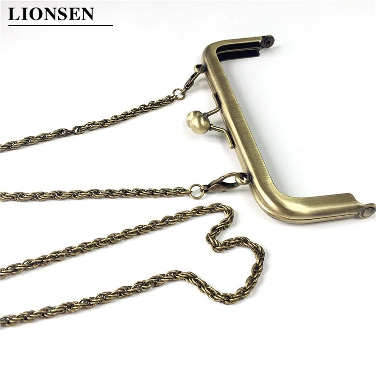 Lionsen 120 см 60 см сменная цепь ремешок металлический браслет застежка кошелек цепь сумка ручка плеча дорожные сумки цепочка ремень