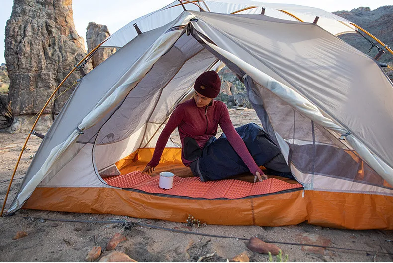 Naturehike Nebula2 палатка 2 человек открытый 20D нейлон водонепроницаемый 4000+ ветрозащитный Сверхлегкий туристический тент с бесплатным ковриком