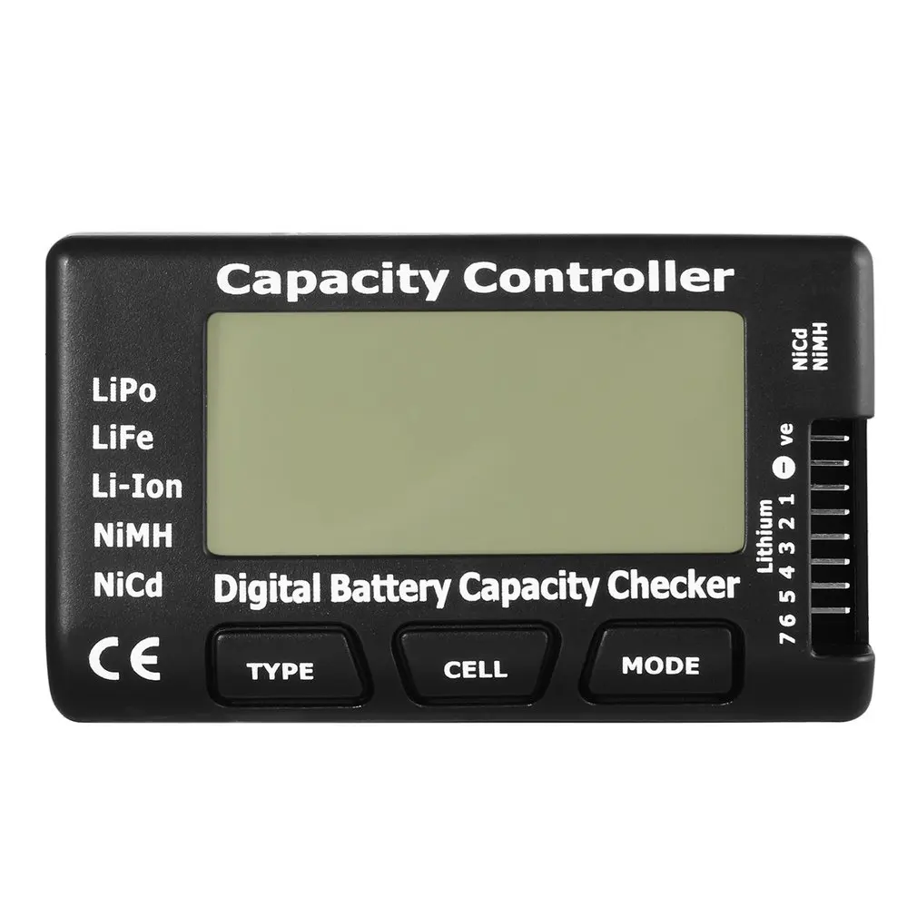 

RC CellMeter-7 Digital Cell Battery Capacity Checker For LiPo LiFe Li-ion Nicd NiMH Battery Voltage Tester Checking