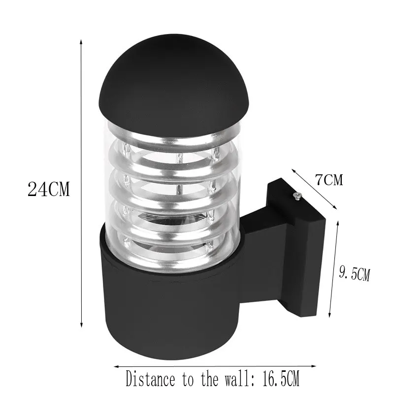 Водонепроницаемые уличные фонари, теперь просто от имени кровати ванная комната балкон коридор открытый настенный светильник, HDS-20-5/6