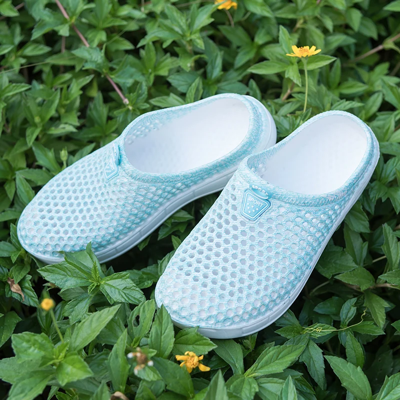 womens sandals 2020 Summer Sandals Fashion Hollow Out Breathable Beach Slippers Flip Flops EVA Massage Slippers Sandals D200