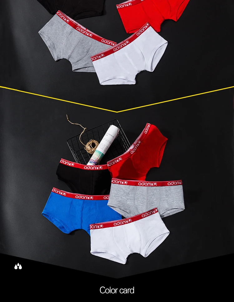 Мужское нижнее белье, боксеры, хлопковые мужские штаны, Cueca Tanga, удобные трусики, дышащие, u-образные карманы, Calzoncillo, Мужская одежда, шорты